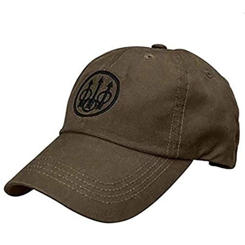 Beretta Men's Waxed Cotton Hunting Hat with Trident Logo