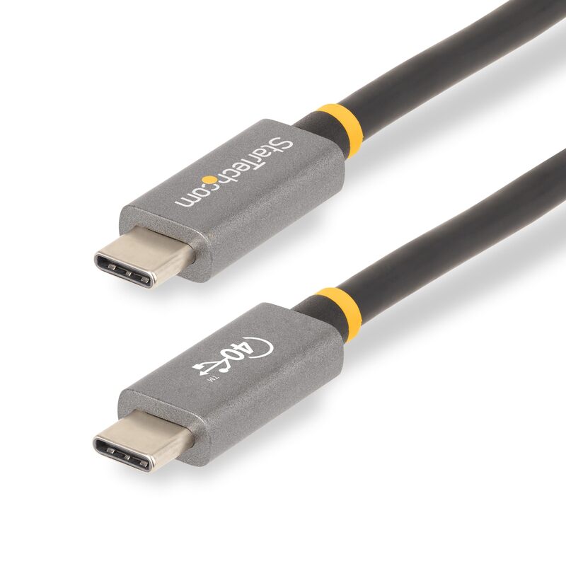 3ft [1m] USB4 Cable, USB-IF Certified USB-C Cable, 40 Gbps, 100W, 8K 60Hz, Compatible w/Thunderbolt 4/3/USB 3.2, USB Type-C