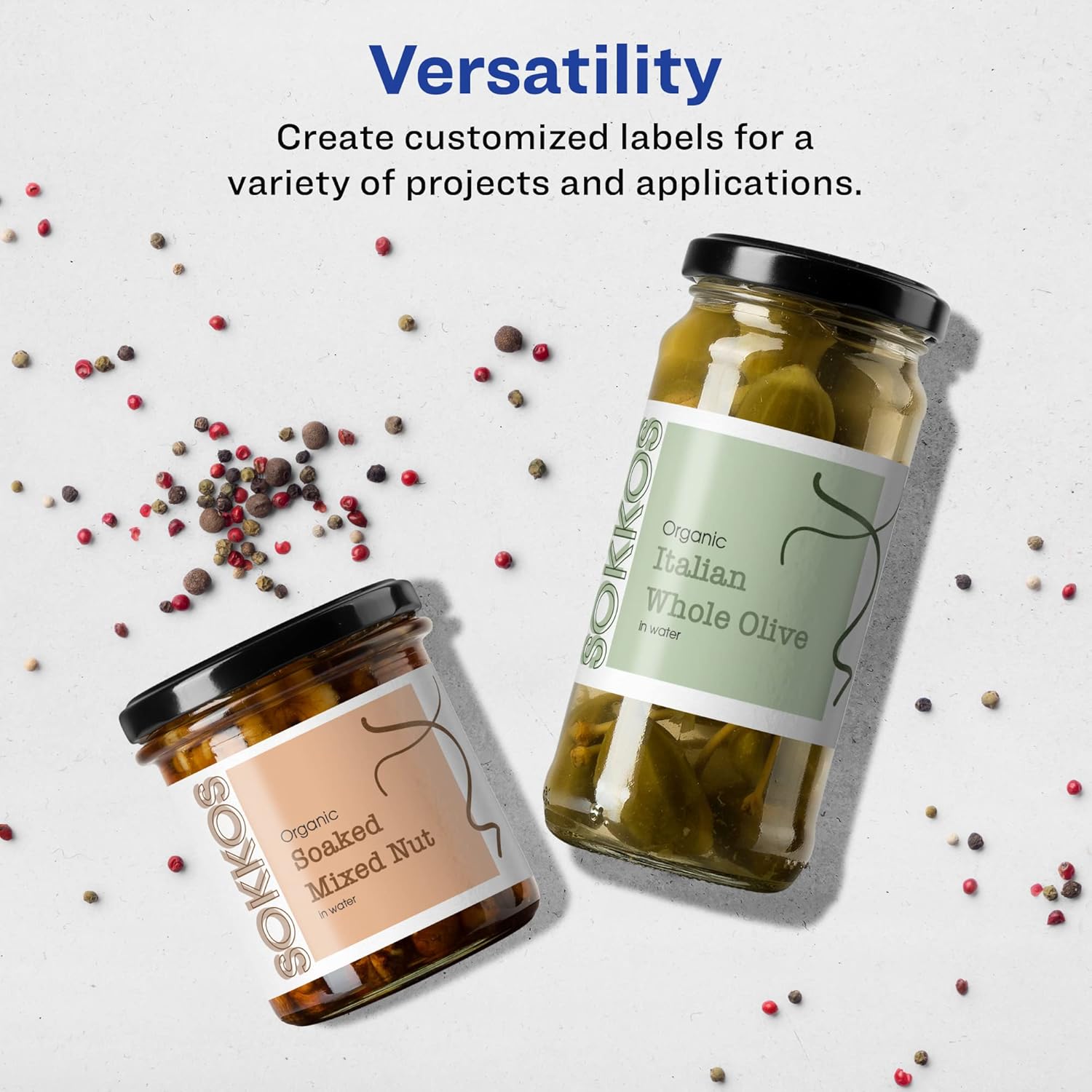 Avery Glossy White Rectangle Labels, 11" x 3", Permanent Adhesive, Laser/Inkjet Printable