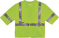 ERGODYNE GloWear 8356FRHL Class 3 Flame-Resistant High-Visibility Safety Vest