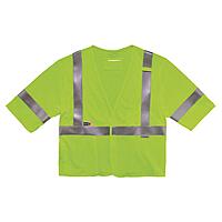 ERGODYNE GloWear 8356FRHL Class 3 Flame-Resistant High-Visibility Safety Vest