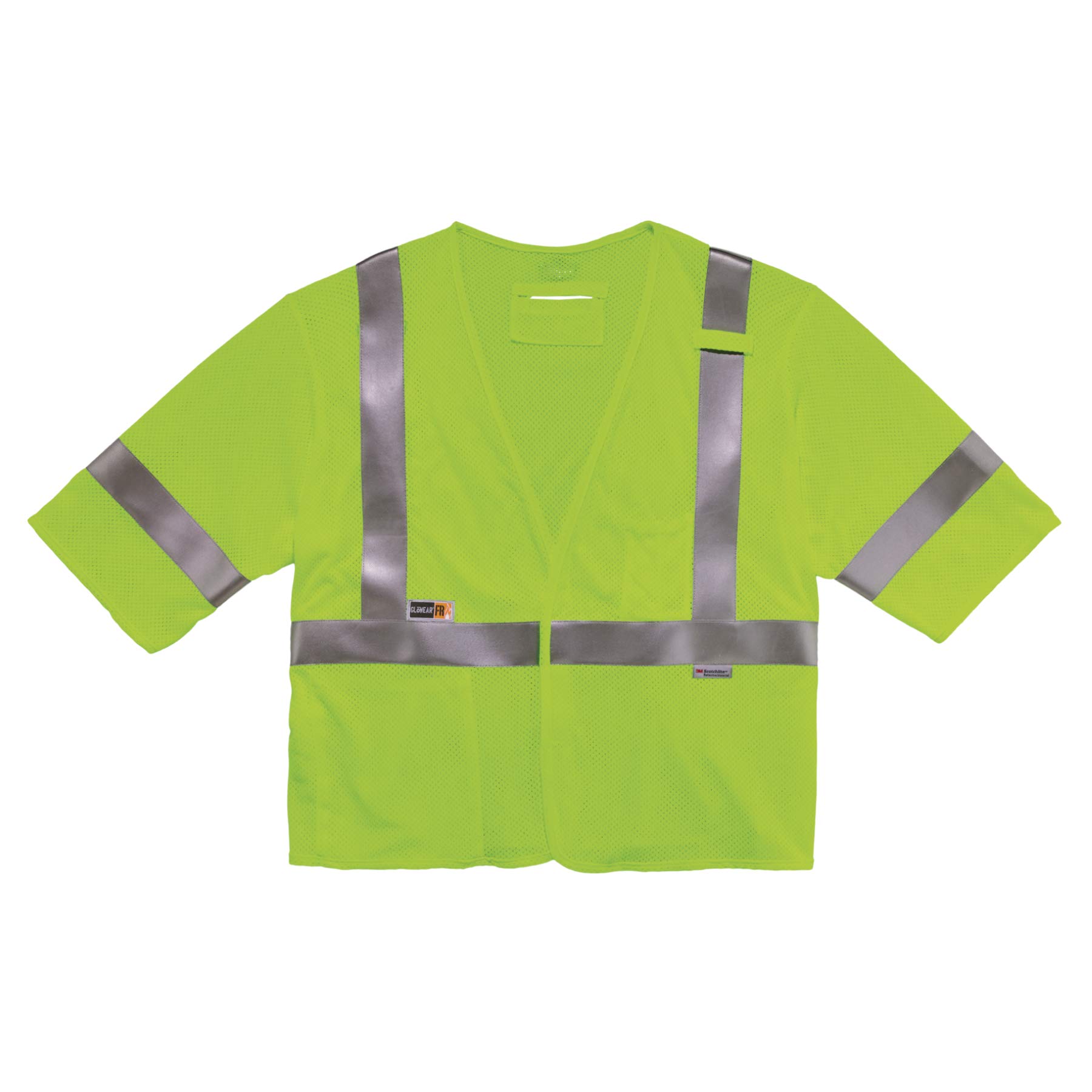 ERGODYNE GloWear 8356FRHL Class 3 Flame-Resistant High-Visibility Safety Vest