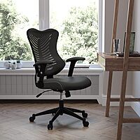 FLASH FURNITURE Kale High Back Designer Mesh Executive Swivel Ergonomic Office Chair