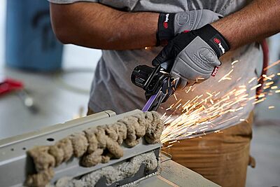 Ingersoll Rand Pneumatic Belt Sander, 0.6 HP, 20,000 RPM