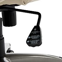 Serta Executive Office Chair, Adjustable Ergonomic Computer Chair with Layered Body Pillows, Waterfall Seat Edge, Bonded Leather, Ivory White