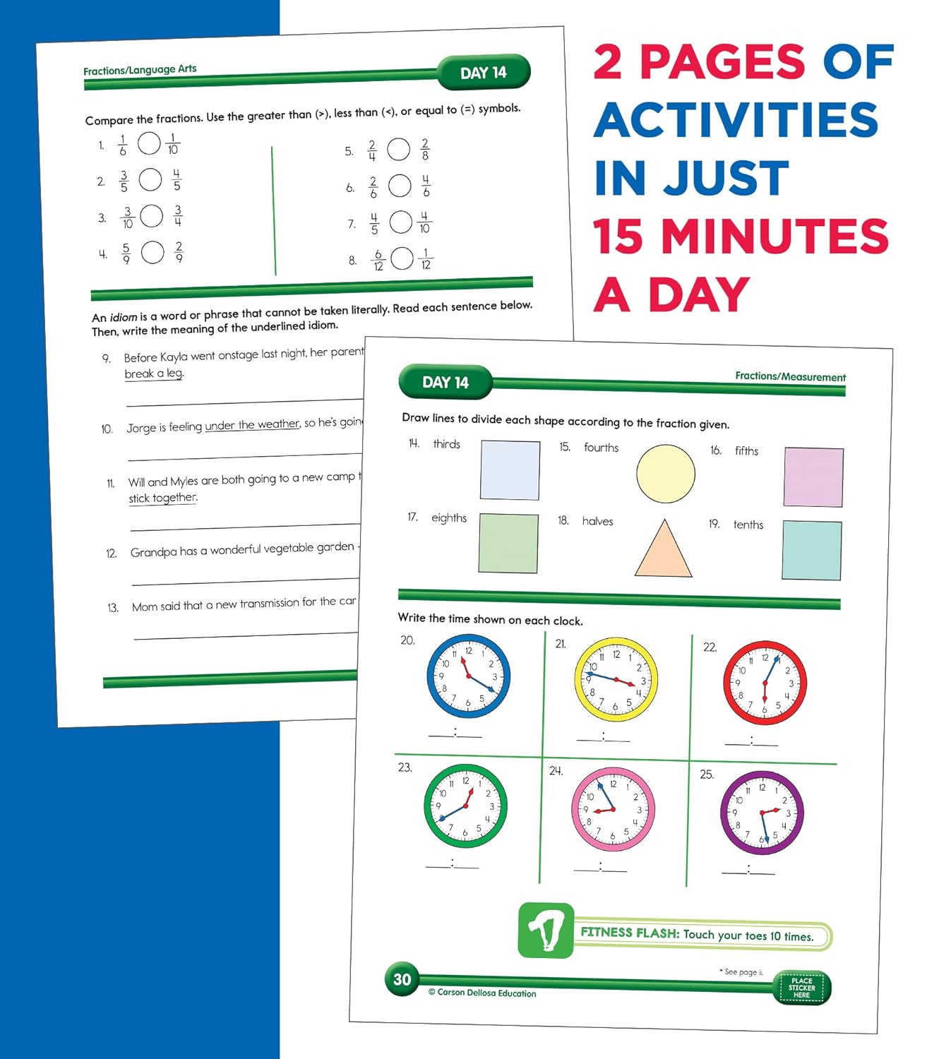 Summer Bridge Activities 3rd to 4th Grade Workbook, Activity Book With Math, Reading Comprehension, Science, Fitness