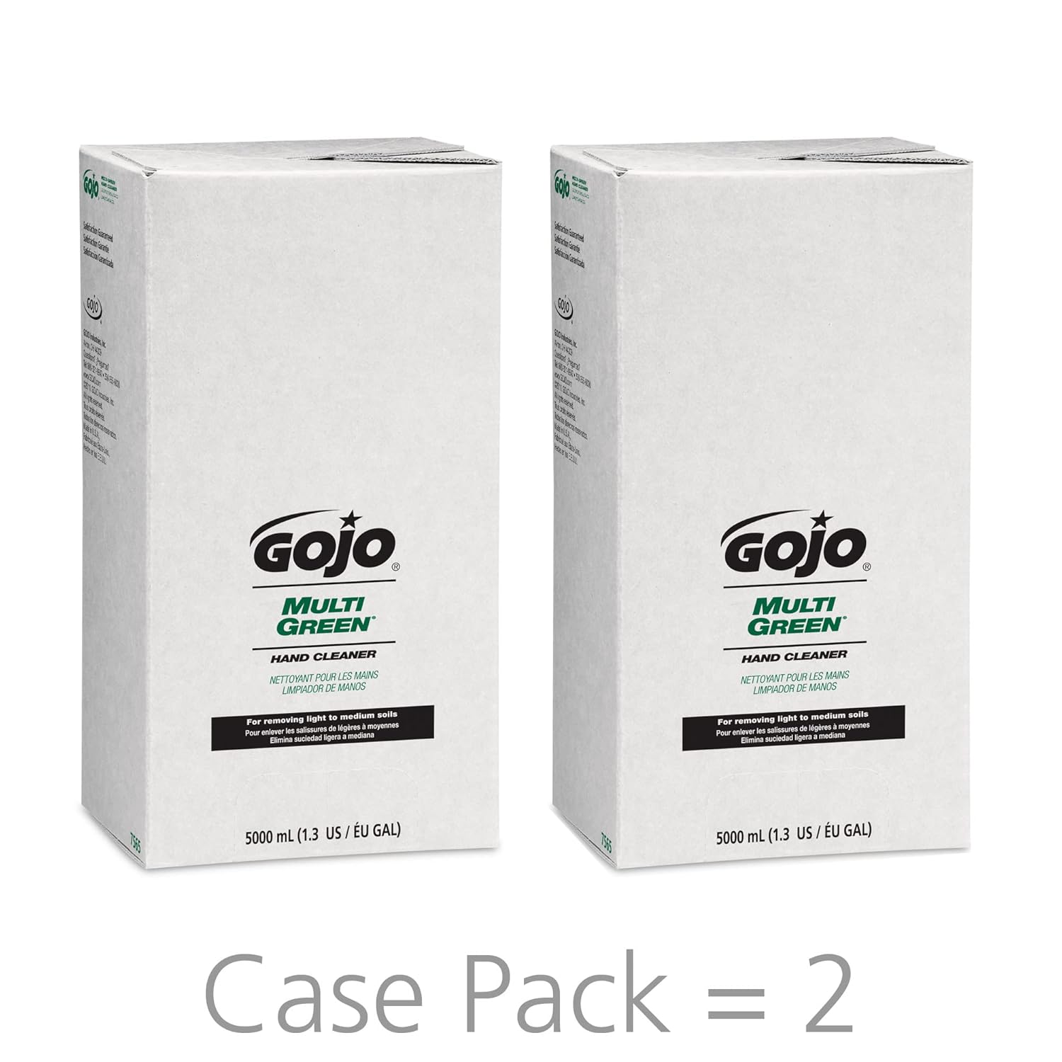 GOJO MULTI GREEN Hand Cleaner Gel Refill, Citrus Scent, Natural Pumice
