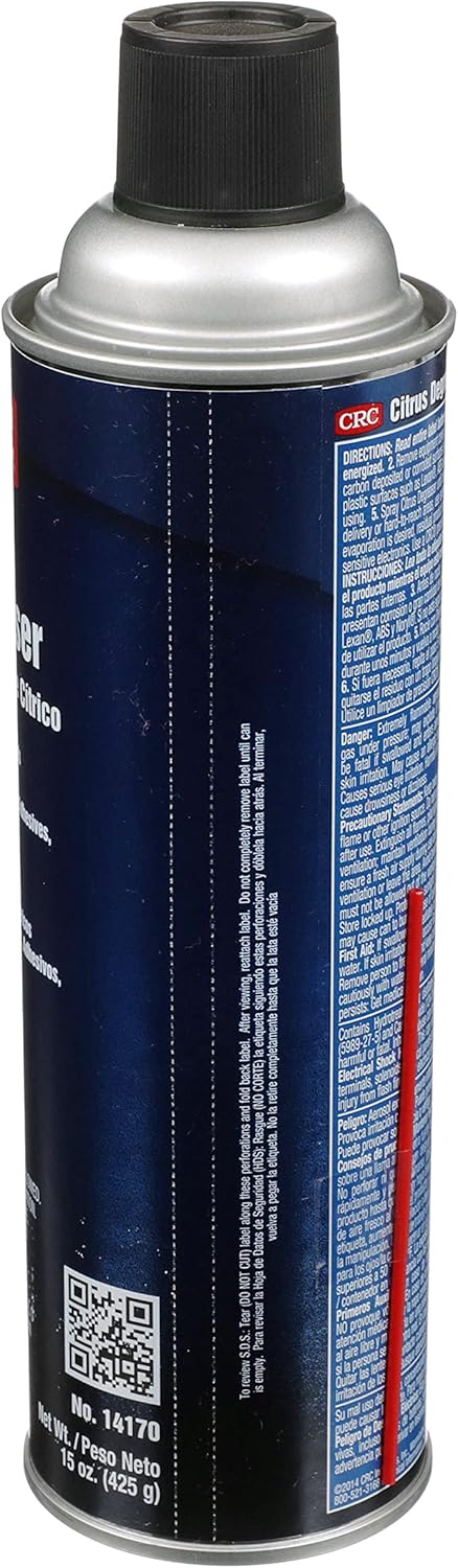 CRC Citrus Degreaser 14170 – 15 Wt Oz., Heavy Duty Citrus Degreaser For Removing Grease and Oil 15 Fl Oz (Pack of 1)