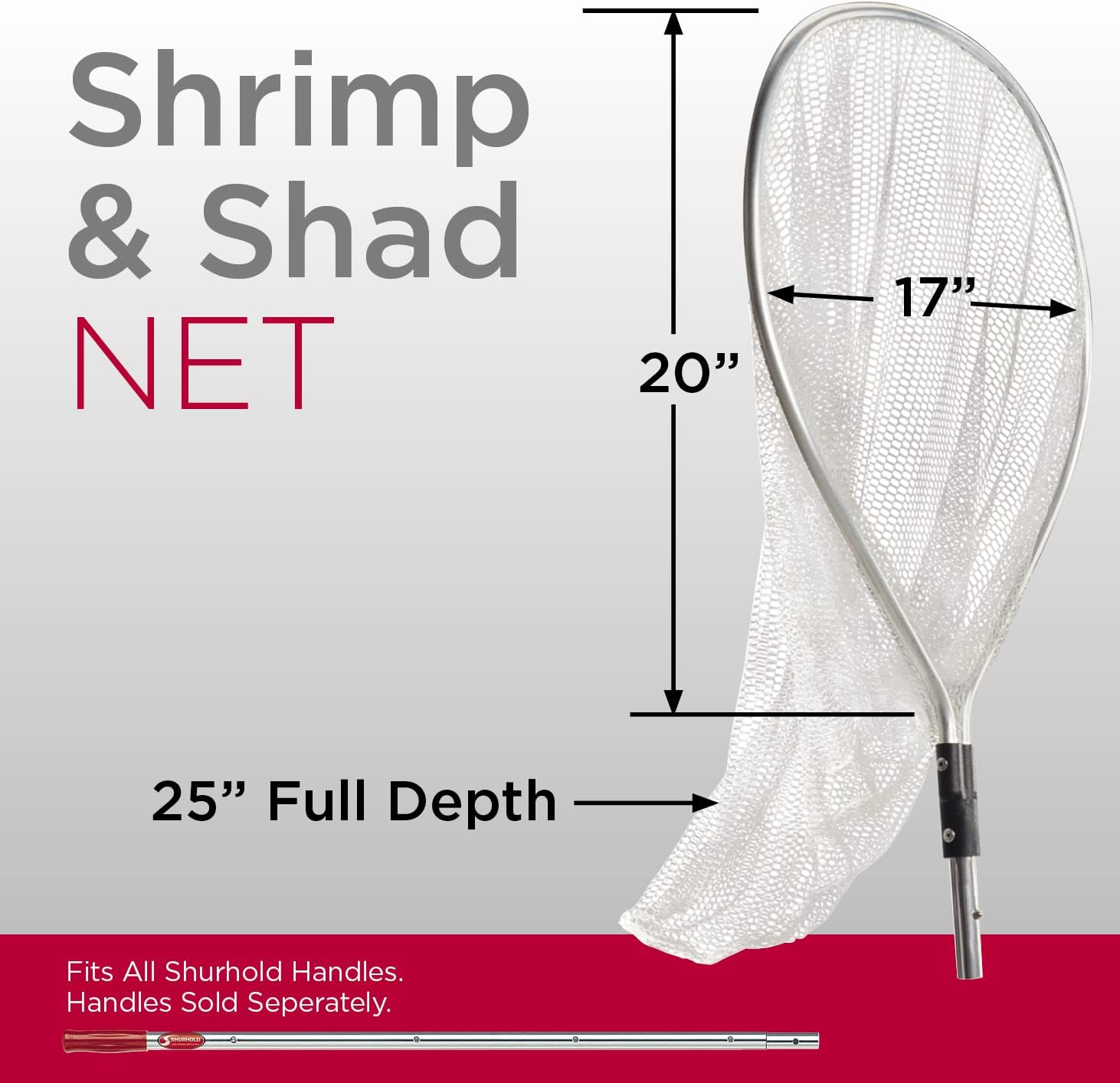 Shurhold Shur-LOK Shrimp & Shad Dip Net - 17" x 20" x 30" Shrimp and Shad Dip Net