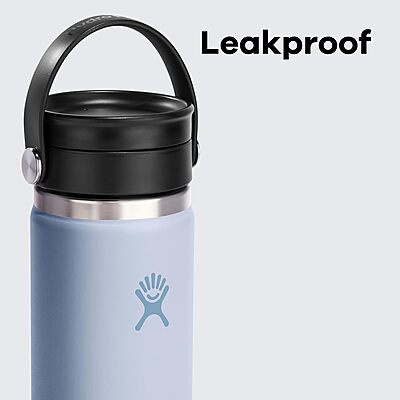 HYDRO FLASK Flex Sip Coffee Tumbler – Insulated Stainless Steel Leakproof Travel Bottle