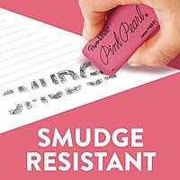 Paper Mate Pink Pearl Erasers, Medium, 24 Count