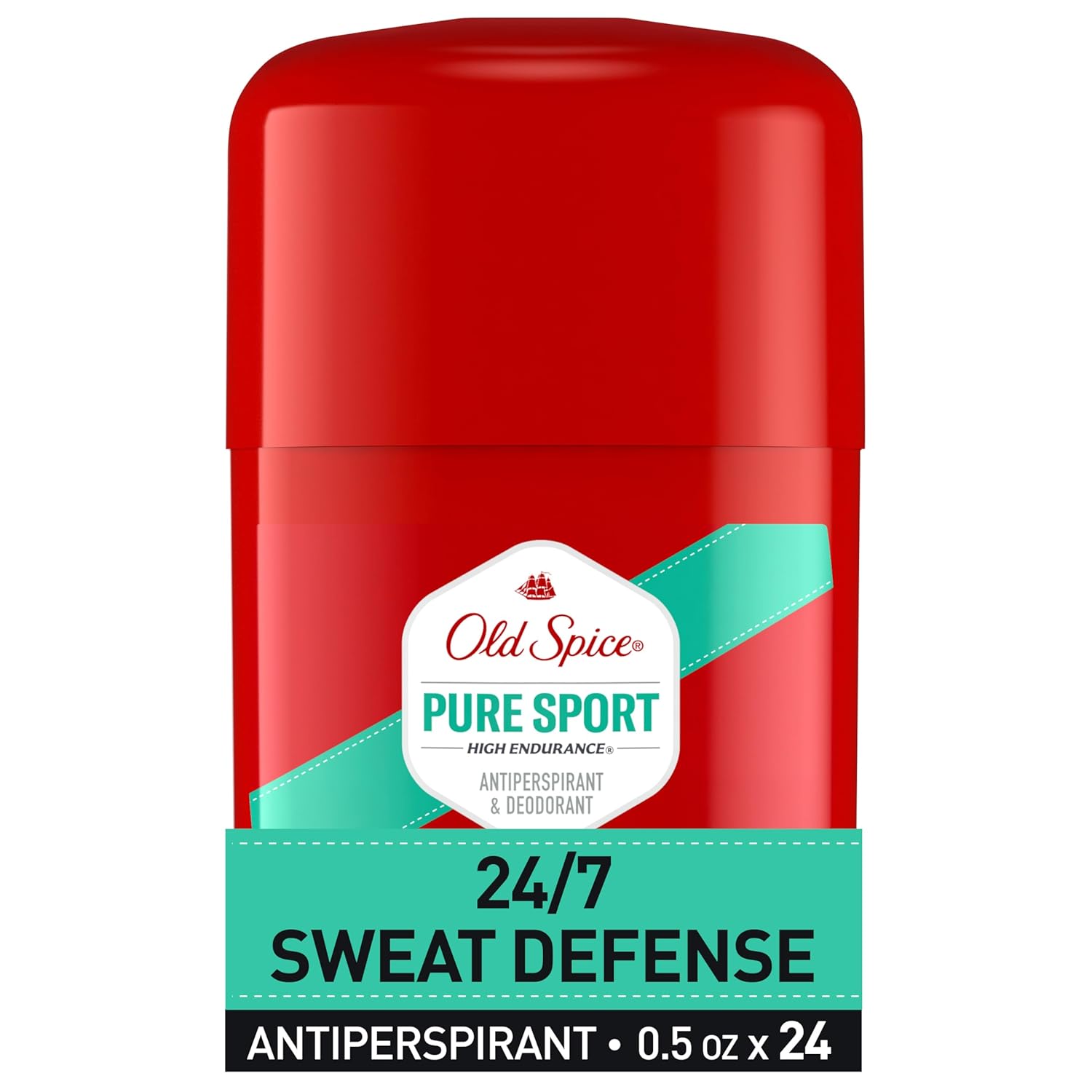 Old Spice Aluminum Free Antiperspirant Deodorant For Men, High Endurance, 24/7 Sweat Defense & Odor Protection