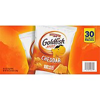 Pepperidge Farm Goldfish Cheddar Crackers, 1.5 oz. Snack Packs, 30 Count 1.5 Ounce (Pack of 30) Cheddar 30ct