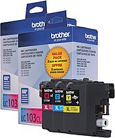 Brother Innobella LC1033PKS Original Ink Cartridge - Inkjet - High Yield - 600 Pages Cyan, 600 Pages Magenta, 600 Pages Yellow - Cyan, Magenta, Yellow