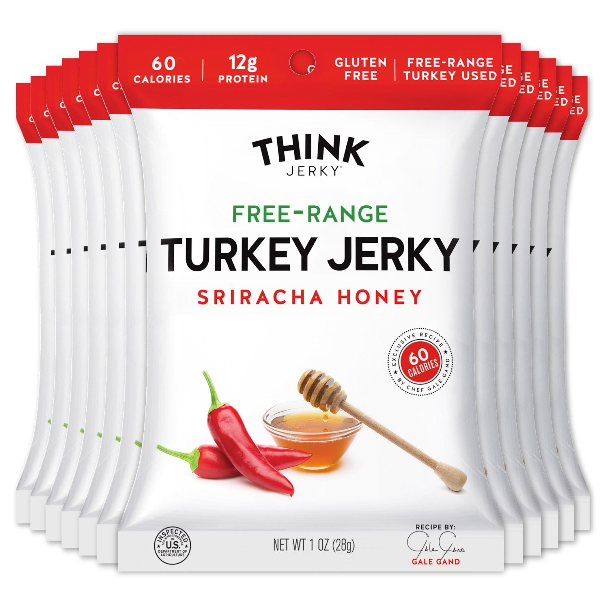 THINK JERKY High-Protein Jerky Snacks, Gluten Free, Chef-Crafted