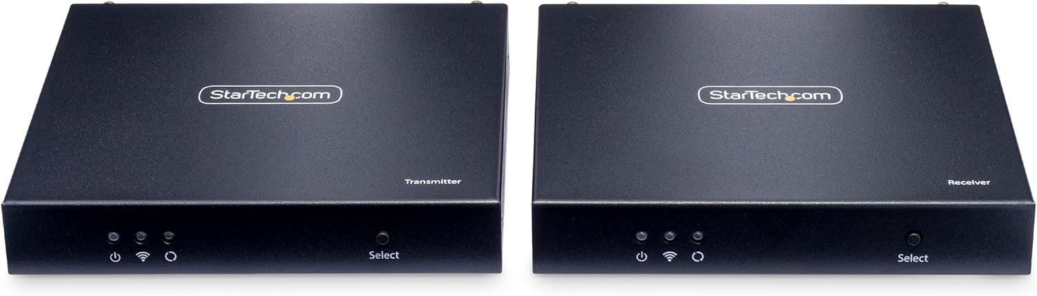 StarTech.com Wireless HDMI Extender, 4K 60Hz, Transmitter and Receiver Kit, Up to 165ft (50m), No Line-of-Sight Required