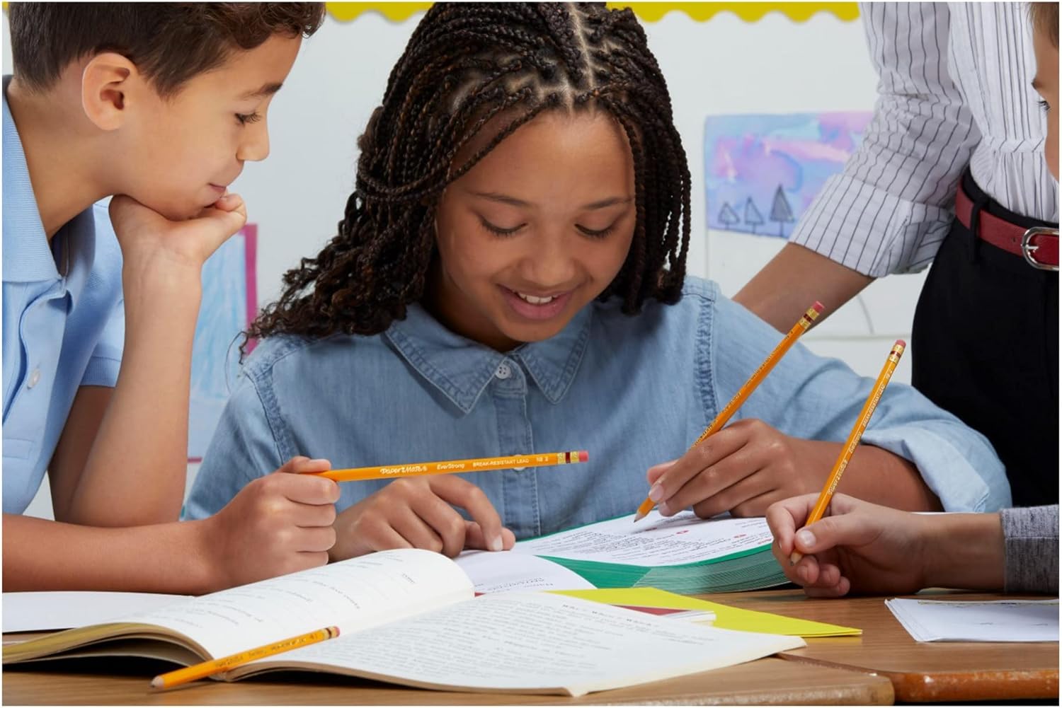 Paper Mate® Everstrong Break-Resistant Pencils, #2 HB Lead, Pack Of 12 Pencils