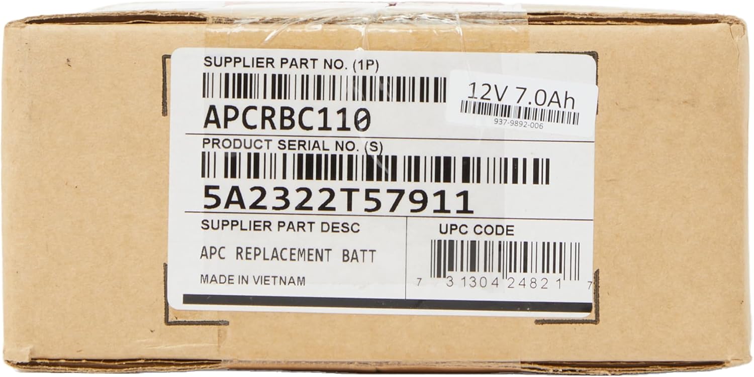 UPS Replacement Battery, APCRBC110, for UPS Models BE550G, BE550MC, and select other RBCs