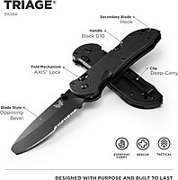 BENCHMADE Triage 916 Rescue Folding Knife