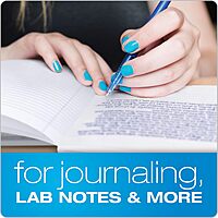 TOPS Composition Book, 7-1/2in x 9-3/4in, Wide Rule, 100 Sheets, Black Marble