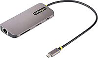 STARTECH.COM USB-C Multiport Adapter and Dock with 4K HDMI, Gigabit Ethernet, SD and USB 3.0