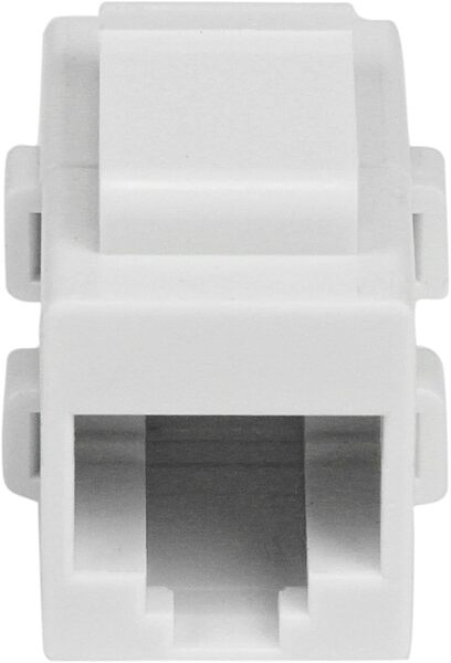 StarTech.com White Cat 6 RJ45 Keystone Jack Network Coupler F/F - RJ45 Coupler - Cat6 Coupler - F/F Cat6 Keystone Jack White Modular (C6KEYCOUPLWH)