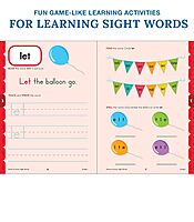 Words to Know Sight Words Workbook for First Grade—Reading Activities, Games, Flashcards, Handwriting, Sentences