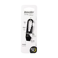 Nite Ize DoohicKey Keychain Multi Tool, Stainless-Steel 5-in-1 Multi Tool With Bottle Opener + Carabiner Clip