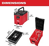 MILWAUKEE'S 48-22-8422 PACKOUT Compact Tool Box (1)