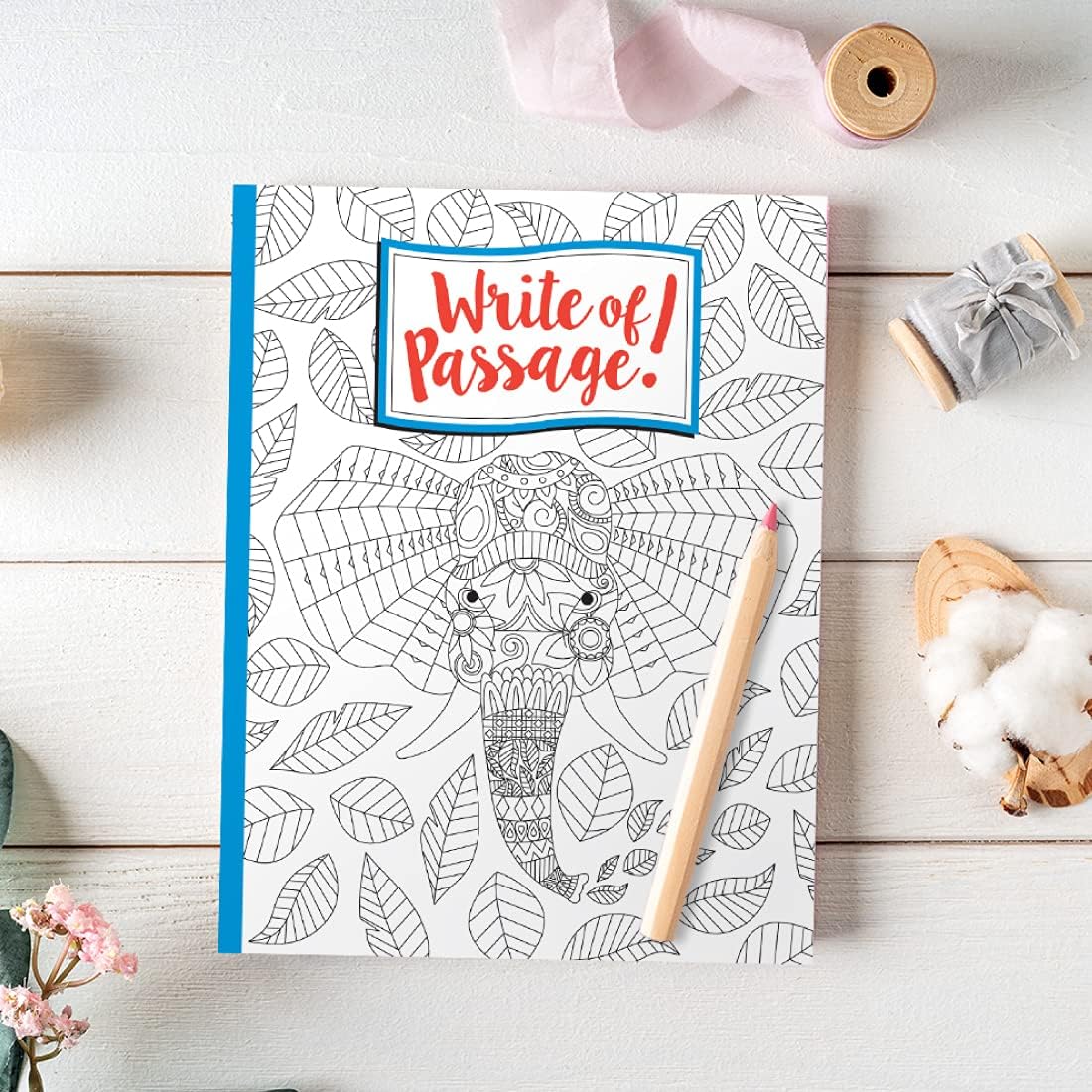 BARKER CREEK Color Me! Inspired Writing Journals, College-Ruled, 8.5 x 11, 48 Pages