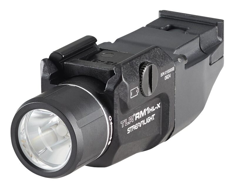 Streamlight 69484 TLR RM 1 HL-X 1000-Lumen 22000-Candela Rail-Mounted Rechargeable Tactical Flashlight with Key Kit