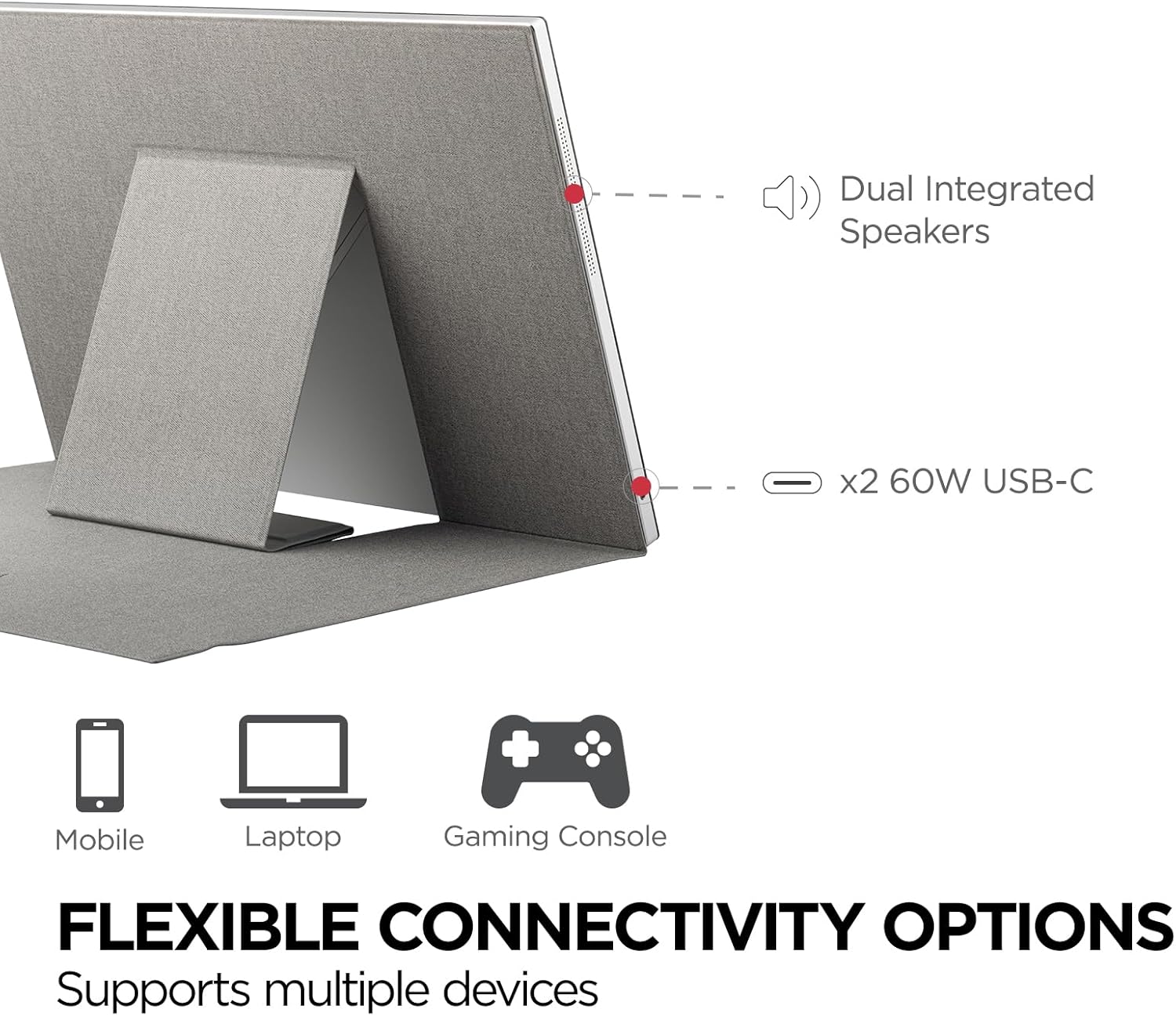 VIEWSONIC IPS Monitor with USB-C Power Delivery