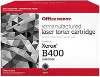 Office Depot Remanufactured Black Extra-High Yield Toner Cartridge Replacement For Xerox B400, ODB400EHY