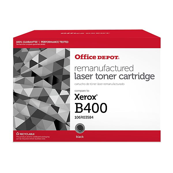 Office Depot Remanufactured Black Extra-High Yield Toner Cartridge Replacement For Xerox B400, ODB400EHY