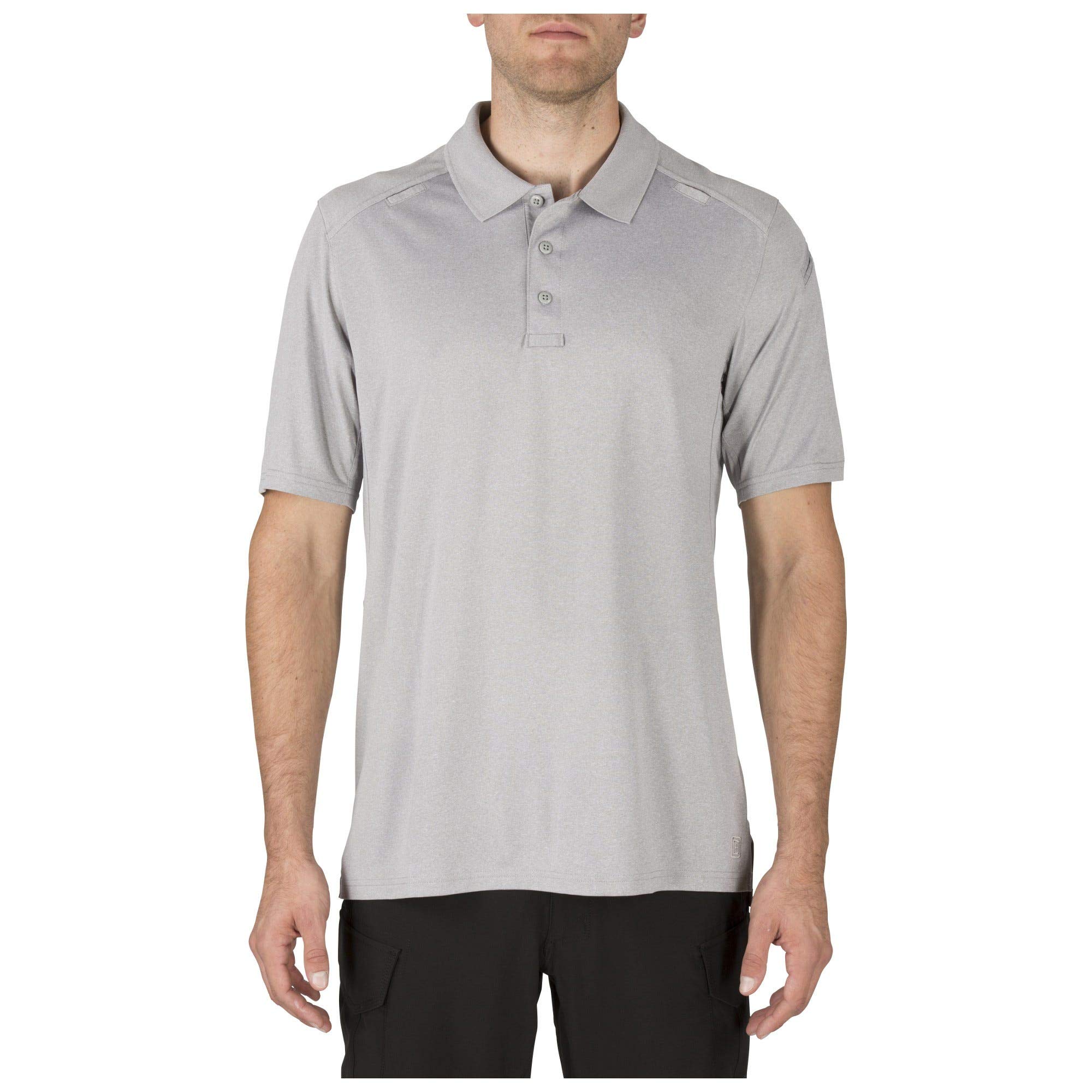 5.11 Tactical Men's Helios Short Sleeve Polo Shirt, Moisture-Wicking, Quick-Drying, Style 41192