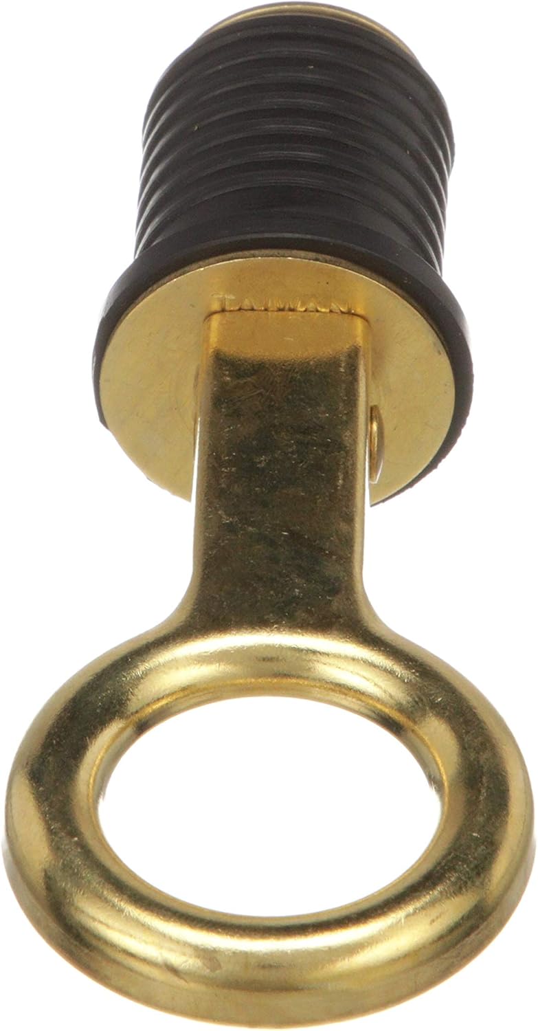Attwood 7524A7 Snap-Handle Drain Plug, 1" Diameter
