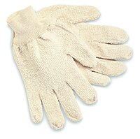 MCR Safety 9400KM Regular Weight Knit Wrist Cotton/Polyester Gloves, Natural, Large, 1-Pair