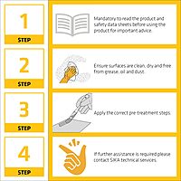 Sika Sikaflex-291 LOT, White, Marine Adhesive and sealant, General All-Purpose PU Adhesive with Long Open time, 10.1 fl. oz