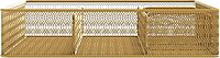 Martha Stewart Ryder Mesh Metal 6-Compartment Larger Desk Drawer Organizer, 2-1/4inH x 14-3/4inW x 12-1/4inD, Gold