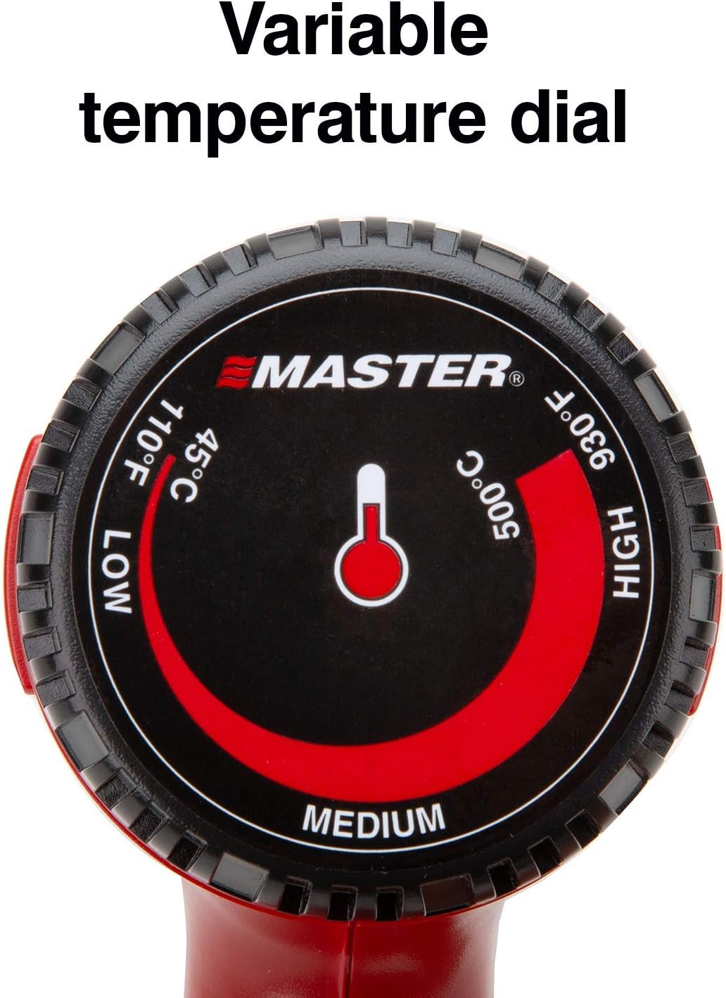 Master Appliance EC-200 Variable Temperature Heat Gun, Hot Air Gun, 120V, 10 Amps, 1200W, for shrink wrap, wire connectors
