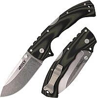 COLD STEEL 4-Max Elite 4 in S35VN Steel Blade Tactical Pocket Folding Knife w/Tri-Ad Locking Mechanism and G-10 Handle Scales