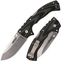 COLD STEEL 4-Max Elite 4 in S35VN Steel Blade Tactical Pocket Folding Knife w/Tri-Ad Locking Mechanism and G-10 Handle Scales