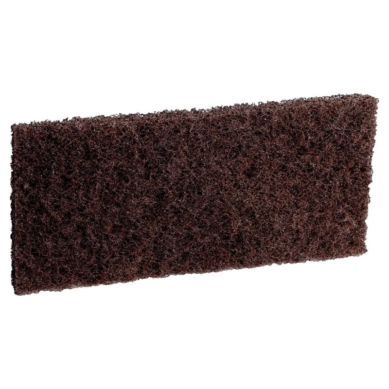 3M Doodlebug Brown Scrub 'N Strip Pad 8541, 4.625 in x 10 in (20 count)
