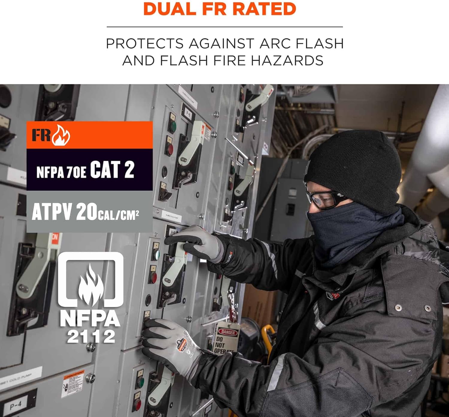 Ergodyne N-Ferno 6962 FR Neck Gaiter, NFPA 70E/NFPA 2112