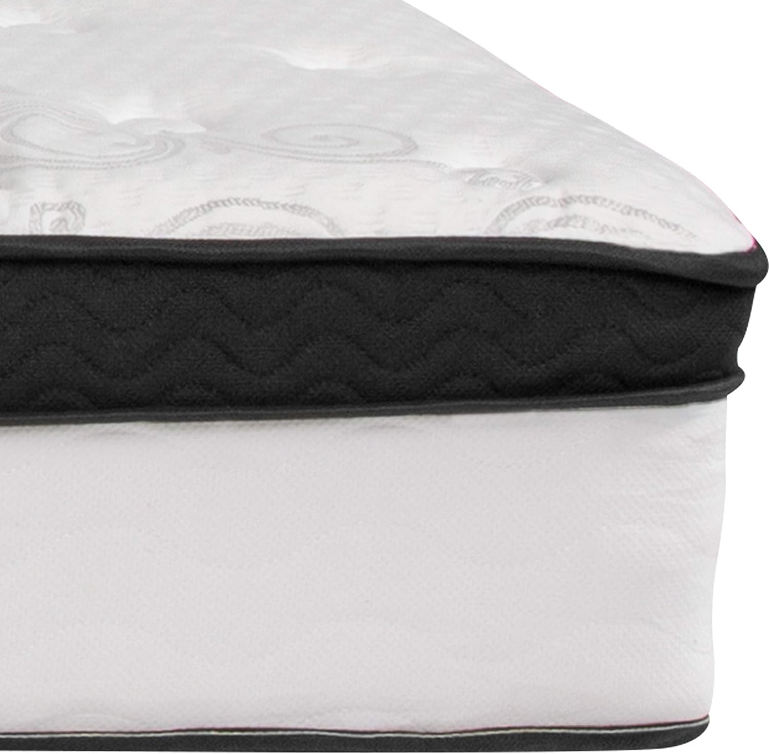 FLASH FURNITURE Capri Comfortable Sleep 12" Hybrid Pocket Spring and Foam Mattress in a Box