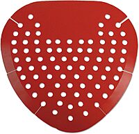 Boardwalk DSP012I072M202143000 Cherry Fragrance Urinal Screen - Red (1 Dozen) Standard
