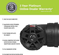 BOSS Audio Systems UTV4 Weatherproof ATV/UTV Sound System