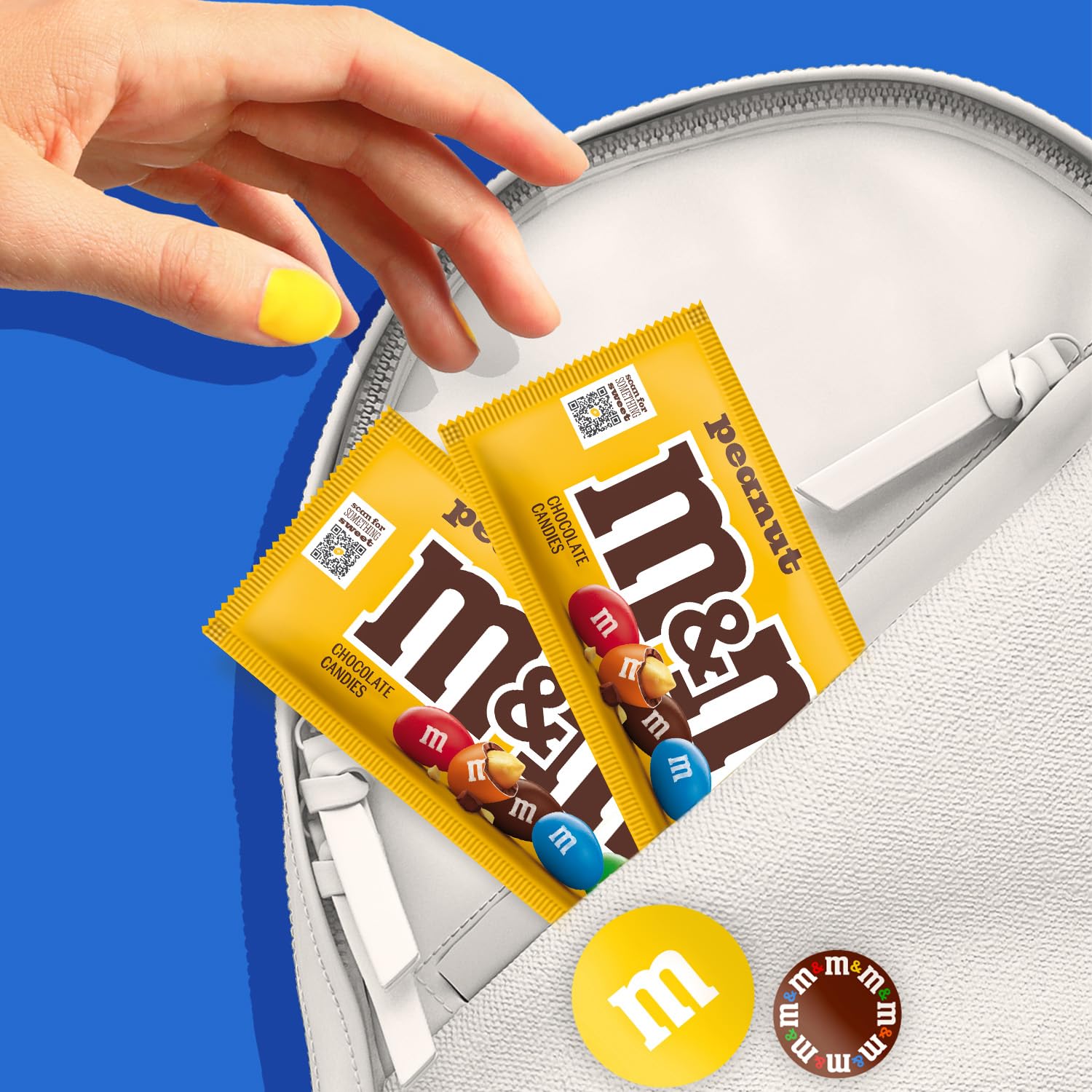 M&M'S Full-Size Chocolate Candy, Individually Wrapped Bulk Bags