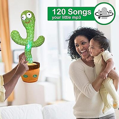 Rechargeable Talking & Dancing Cactus