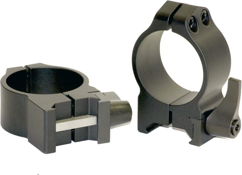 WARNE 214LM Maxima Quick Detach Scope Rings, Sintered Steel, Vertical Split, 30 mm, Medium Matte